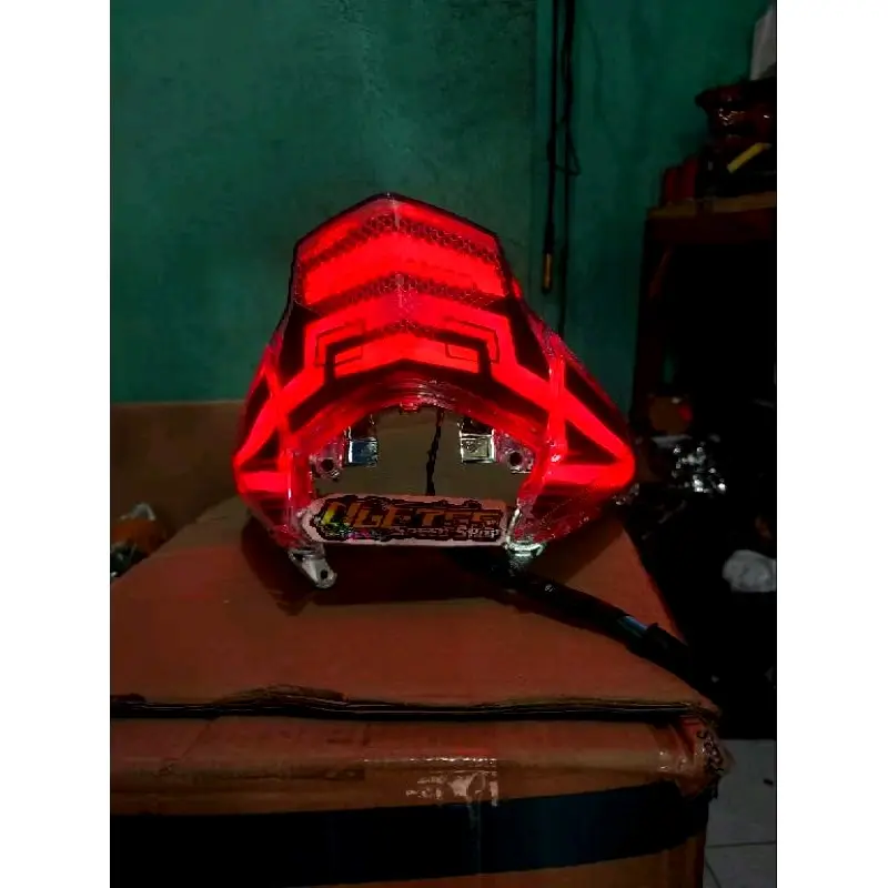 STOPLAMP HONDA VARIO 125 OLD BOHLAM CUTOM LAZY LIGHT SEIN RUNING TINGGAL COLOK STOPLAMP VARIO 125 TECHNO WELCOME RUNNING 3