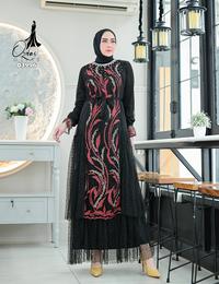Gambar GAMIS OZIAS TILE IMPORT 03996 LD 105 I Gamis Rompi Wisuda I Gamis Kondangan Cantik Muslim Nyaman - lilac dari Ozias.id Kota Administrasi Jakarta Barat 3 Tokopedia