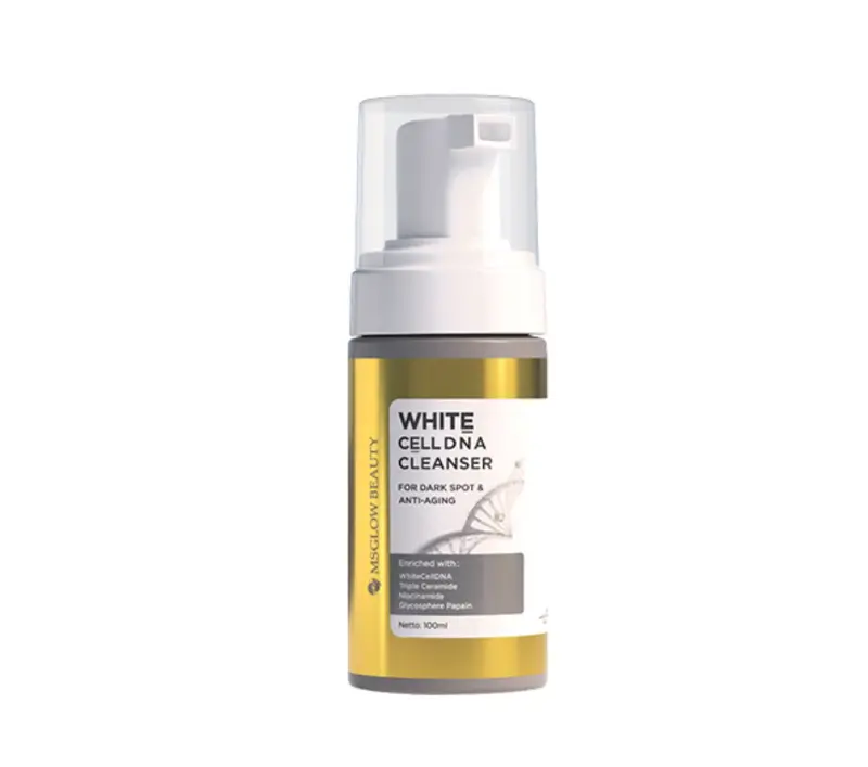 MS Glow Facial Wash New Series Blemish WhitecellDNA Pembersih Wajah Murah - By Msglowofficialbandung Aging Berjerawat 6