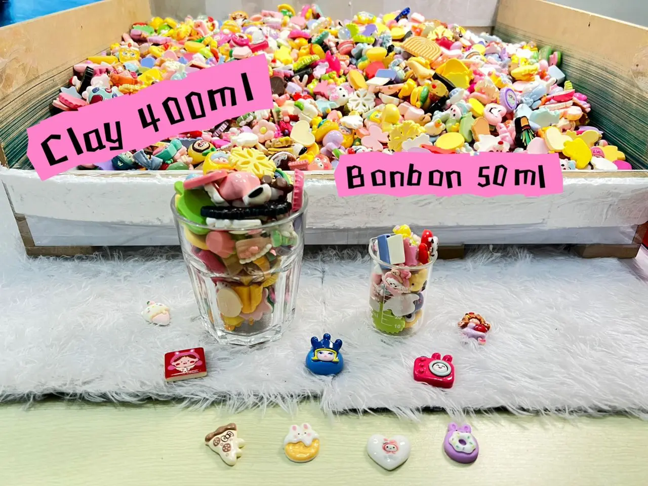 PROMO Clay Beads!!!!! 400ML + 1POUCH Random Bonbon HANYA DI LIVE!!!!!