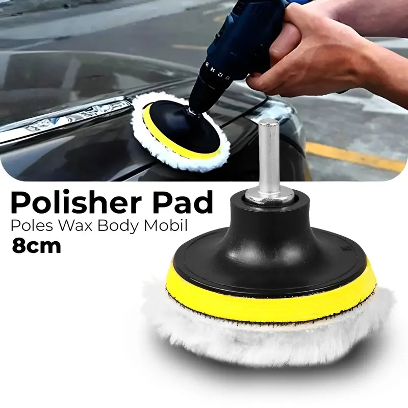 PROMO Polisher Pad Wol Poles Wax Body Mobil 8cm 0