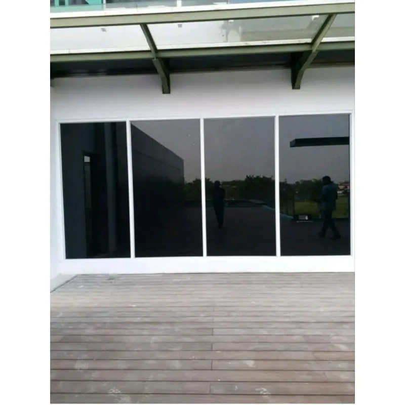 Stiker Kaca Film Jendela Rumah Mobil Gedung Hitam Riben Anti Panas Silau Lebar 150CM x 10CM 5