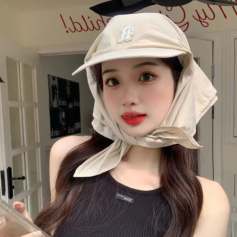 Mũ Cùng Jennie, Khăn Xếp Nhanh Khô Mũ Bóng Chày Che Nắng Ngoài Trời, Bảo Vệ Cổ Và Chống Nắng, Dây Đeo Cho Nữ, Mũ Mỏ Vịt, Thích Hợp Đi Du Lịch Mùa Hè