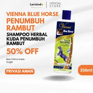 Shampoo Kuda Vienna Original 350 ml Penumbuh Rambut dan Mengatasi Rambut Rontok Sampo Penebal dan Pemanjang Lebat