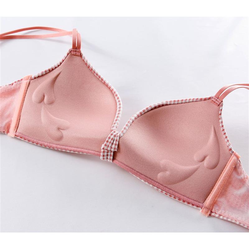Product Introduction of BR446> BRA RENDA WANITA PUSH UP FULL CUP TANPA KAWAT TALI SILANG MOTIF KOTAK 13