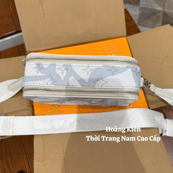 Túi Đeo Cheo Nam Cao Cấp - Chất Da Bò Full 2 Box - Size 18 tui hop 2