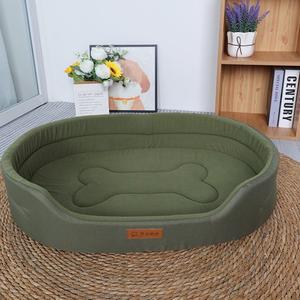 Cama para mascotas lavable, nido para perros y gatos, para todas las estaciones, semi cerrado, para perritos y gatos pequeños, tapete para mascotas, esterilla cómoda desmontable para casa de mascotas
