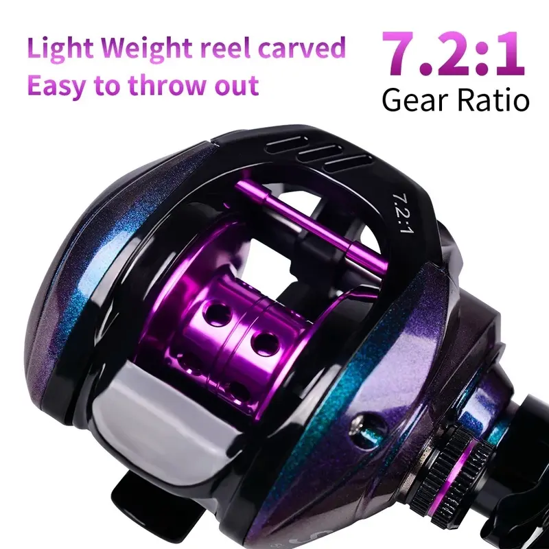 Caldari Reel Pancing  Casting Bc 7.2:1 Gear Ratio 10kg Drag Carbon Shell Magnetic 5