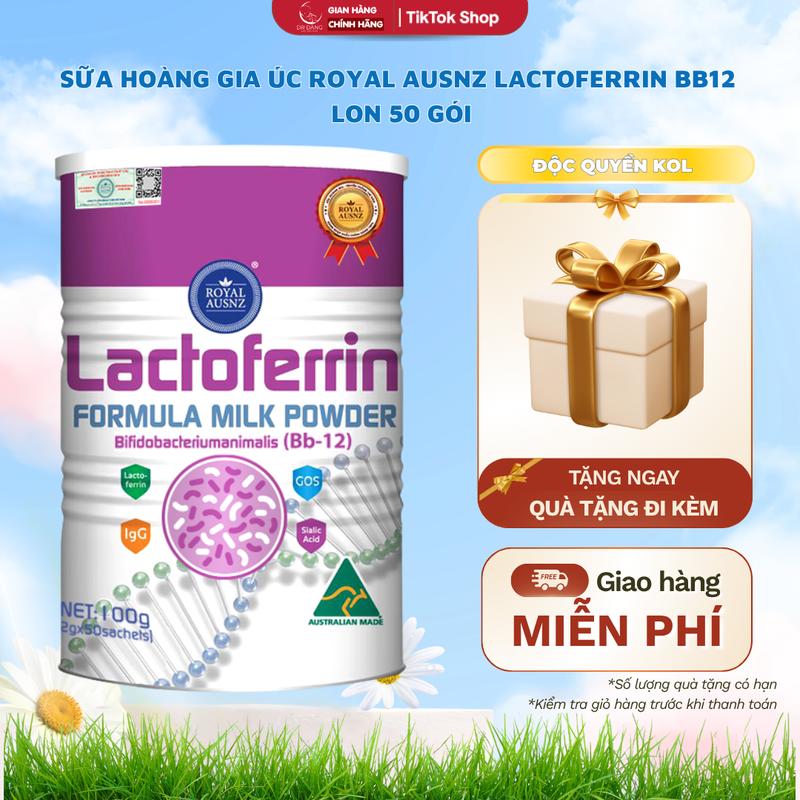 Live Daily Royal Ausnz Lactoferrin BB12 sữa công thức bổ sung Lactoferrin lợi khuẩn cho trẻ em Milk Cho Bé