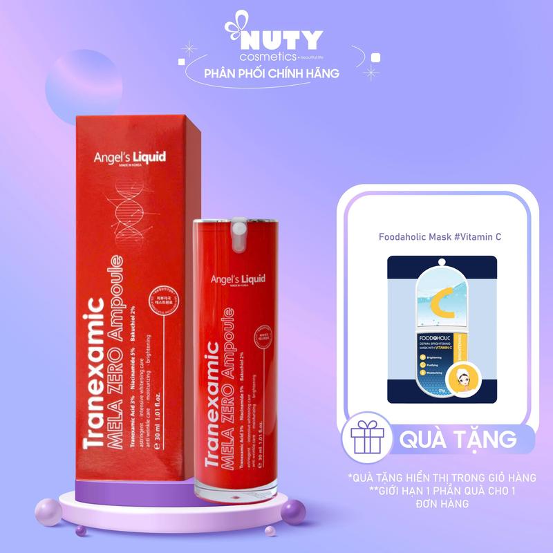 [Tặng mặt nạ] Tinh Chất Angel's Liquid Tranexamic Mela Zero Cream (30ml) Skincare Chăm Sóc Da