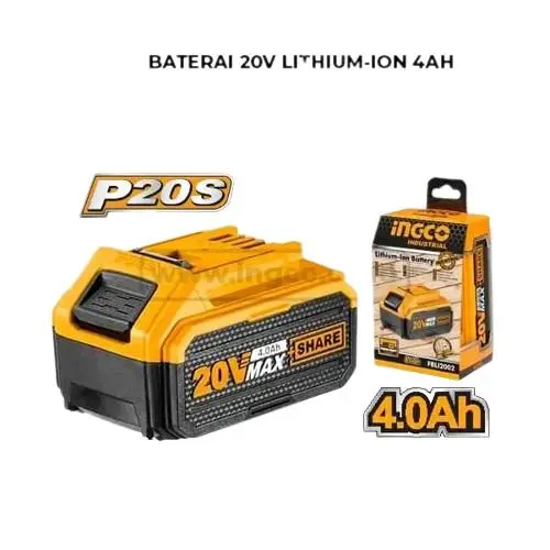 FBLI2002 - BATERAI LITHIUM-ION 20V 4.AH INGCO