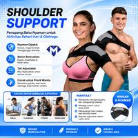 Gambar Strap Penyangga Bahu Cedera Back Shoulder Guard Wrap Belt Fitness Olahraga Pelindung Untuk Pria Dan Wanita-Kanan Kiri dari Maslinda Store Kota Administrasi Jakarta Barat 1 Tokopedia