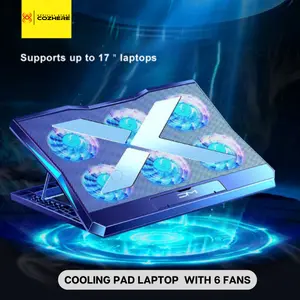Cooling Pad Laptop Gaming Kipas Pendingin Laptop Portable Q3 6 Fan Computer Computer Computer