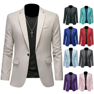 Jas formal pria / jas blazer pria / jas elegen pria / jas kantor / jas nikah Semi Hitam Pengantin  Wisuda Slim Fit