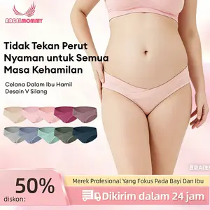 ANGEL MOMMY CD Pakaian Dalam Ibu Hamil  Jumbo Size Prenatal Dan Pascapersalinan Katun Pinggang Rendah Nyaman Untuk Wanita Bumil Busui 20020
