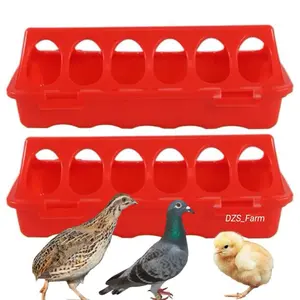 Tempat Makan Puyuh/ Merpati/ Anak Ayam Model 12 Lubang