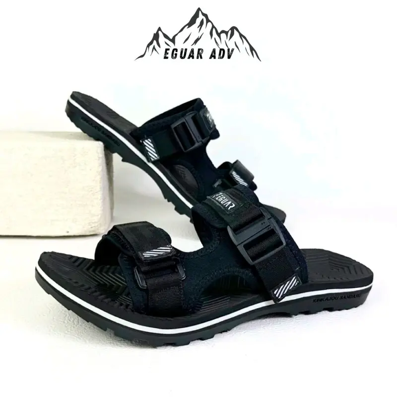 Sandal Gunung Adventure Karet Super Empuk Sandal out dor Sandal Slop Pria Terbaru 2