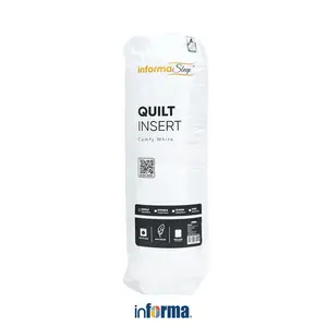 Informa Sleep Quilt Insert Comfy Roll - Putih King Queen Single 260X230 240X210 160X210 Quilt Selimut Tidur Bed Cover Blanket Comforter Selimut Tebal Isian Pengganti Bedcover Selimut Hotel Kamar Bedding