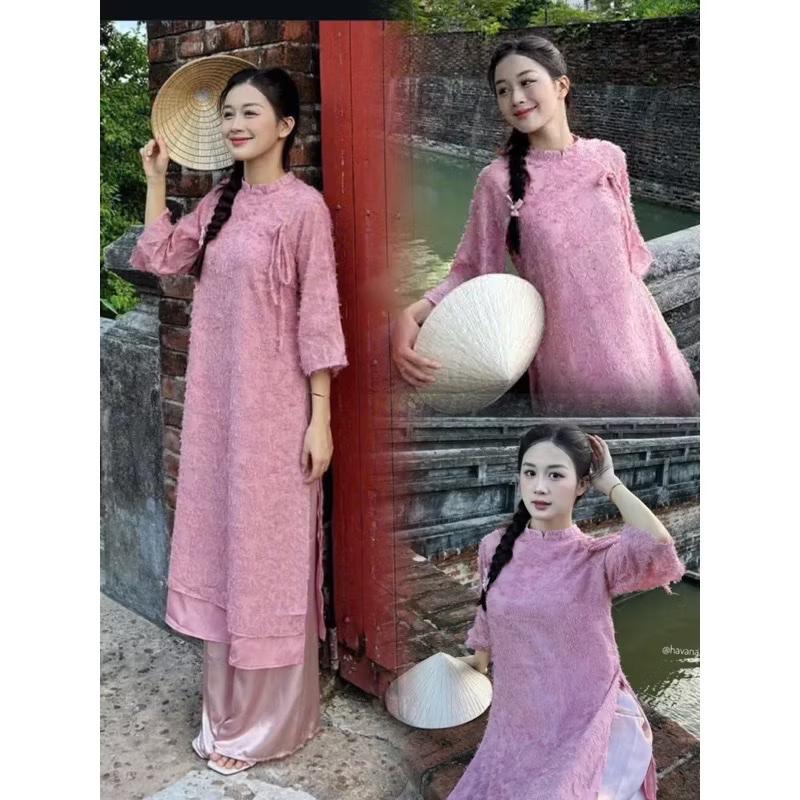 [Size + Màu Quần] Áo Dài Lông Vũ | BigBuy360 - bigbuy360.vn