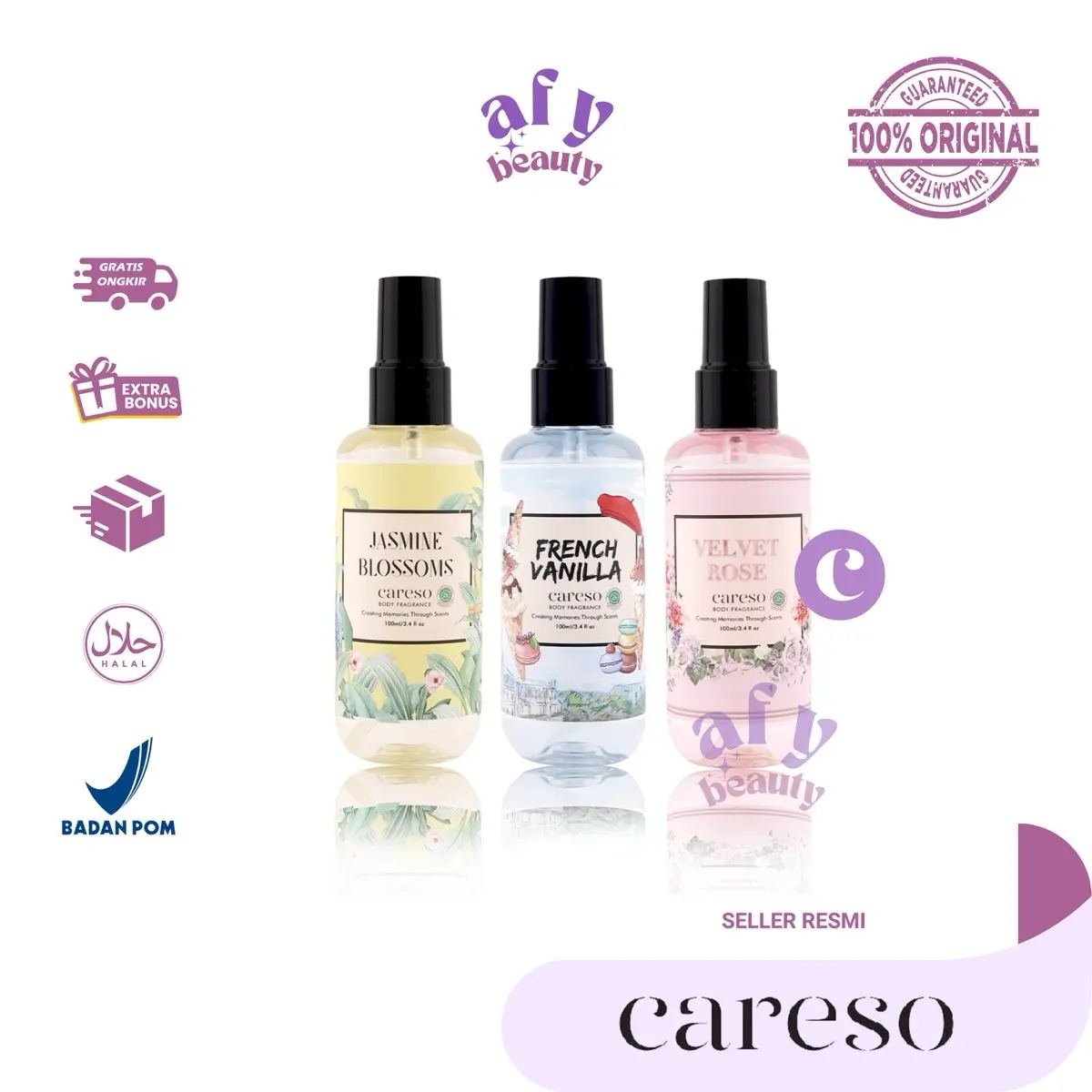 [READY] CARESO BODY FRAGRANCE 100ml Perfume