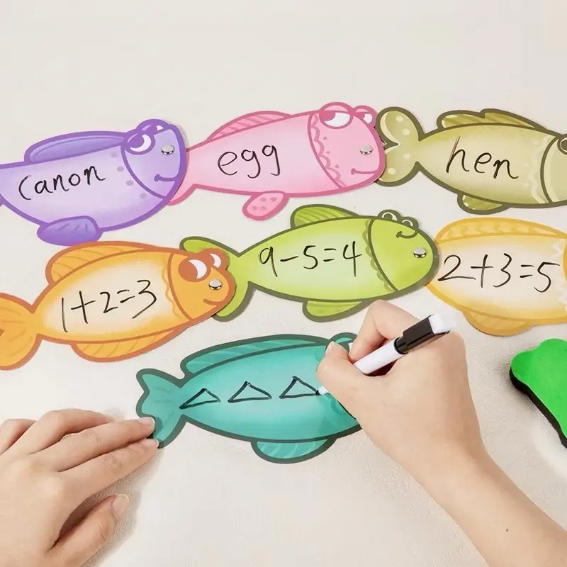 Fun Fishing Game Education + Magnetic Fishing + Free Creation Fishing + Cognitive Early Education + Mainan Edukasi Anak + Education Toys + Family Game + Kids Toys + Party Game 5