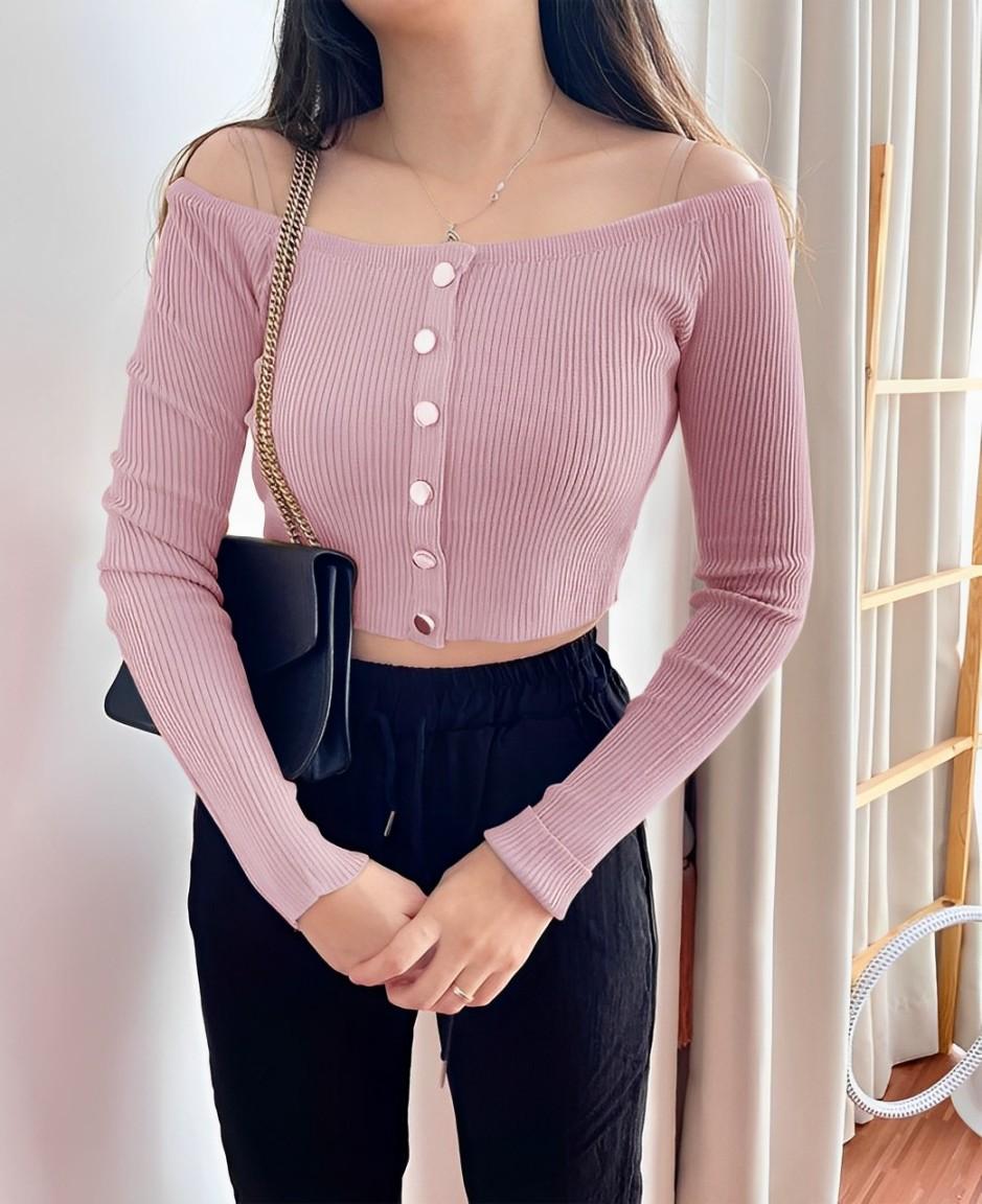 ZRS Blouse Rajut Sabrina Ld 80 - 90 cm P 40 cm B 200 gr Cotton Polyester #4507 ZRS Blouse Rajut Sabrina Ld 80 - 90 cm P 40 cm B 200 gr Cotton Polyester #4507