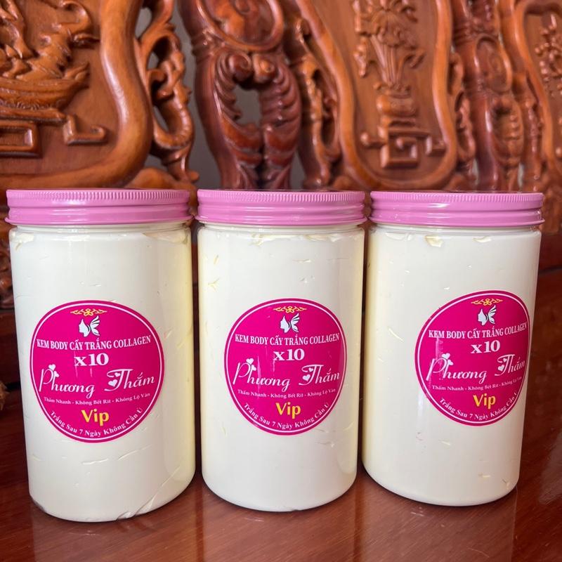    combo 3 hủ   BODY CẤY TRẮNG COLLAGEN X10 Dưỡng Da Body không có hộp Dưỡng Body Kem Body Làm Đẹp Da 