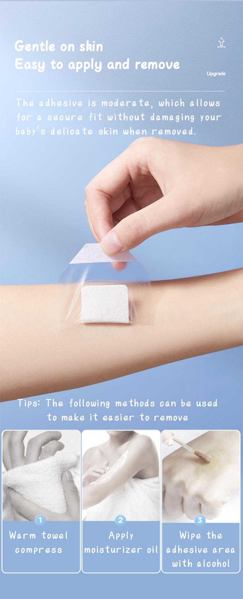 Product Introduction of TEN-M JOURNEY Baby Navel Sticker for Sterile Dressing - Breathable & Waterproof Umbilica Cord Protection for Newborns 7