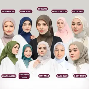 HIJABERIES JILBAB PARIS LEGEND POLOS SIZE 110x110cm