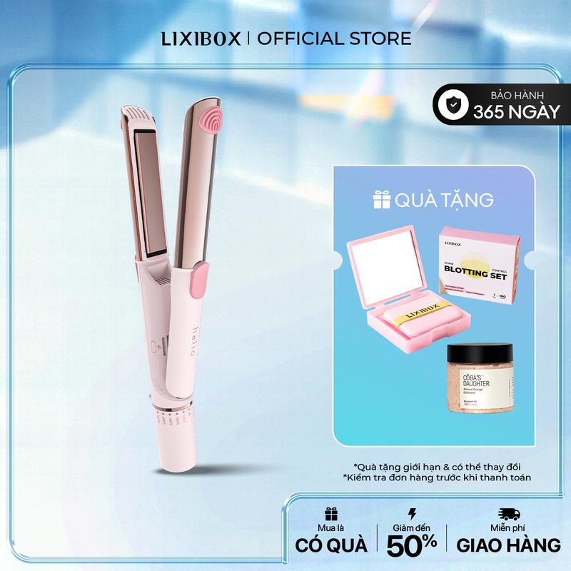 Máy Uốn Duỗi Tạo Kiểu Tóc Halio 2in1 Airplus Hair Styler NỮ Công Cụ 2-Trong-1 Dễ Dàng Duỗi Thẳng & Uốn Tóc Như Tại Salon -  Bảo Hành 365 Ngày