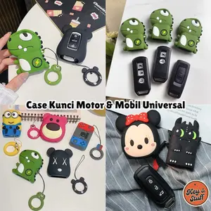 Viral Sarung Kunci Karakter / Silikon Pelindung Kunci Kendaraan Mobil dan Motor/ Cover Kunci Remote Mobil Motor Case Kunci Model Lucu Motif Kartun