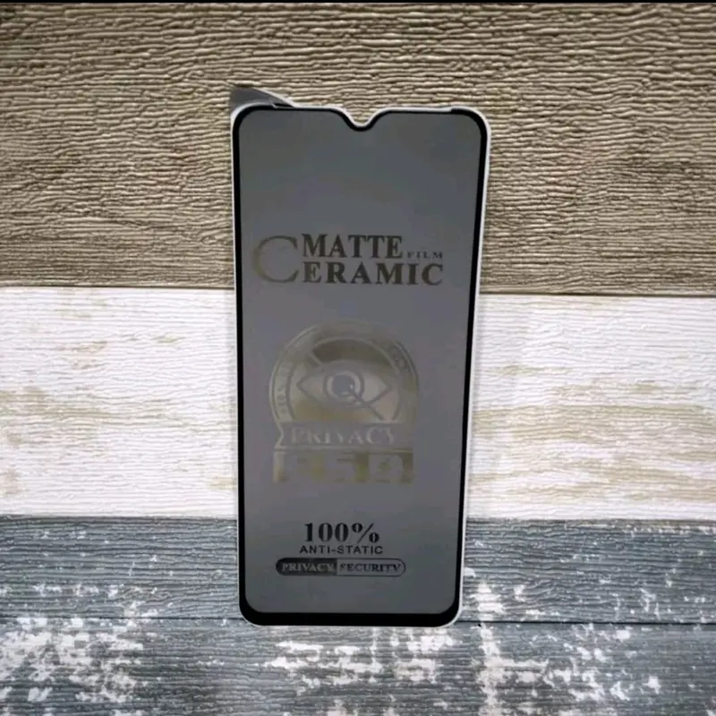 tg temper glass privacy Ceramic Rdmi A3 Plus | 12 | 13c | 10c | 10 5G | 9A | 9C | 5 Plus | 8A Pro | Note 5 | 7 | 8 | 9 | 10 | 11 | 12 | 13  Pro | PCO X3 | X5 | X6 | C75 | | C65 | M3 | M5 | M4 | M6 Pro anti gores matte anti kepo anti intip anti SPY 1