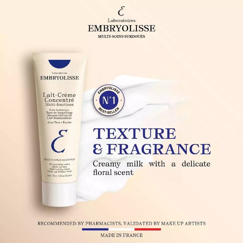 Embryolisse Lait-Creme Concentre 75ml Miracle Cream 6 IN 1 Pelembab Moisturizer Wajah Makeup Base Primer 1pcs 5