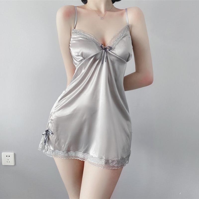 Cc's secret Nightgown for women summer sexy new lace disposable tearable suspender nightgown summer pajamas 1