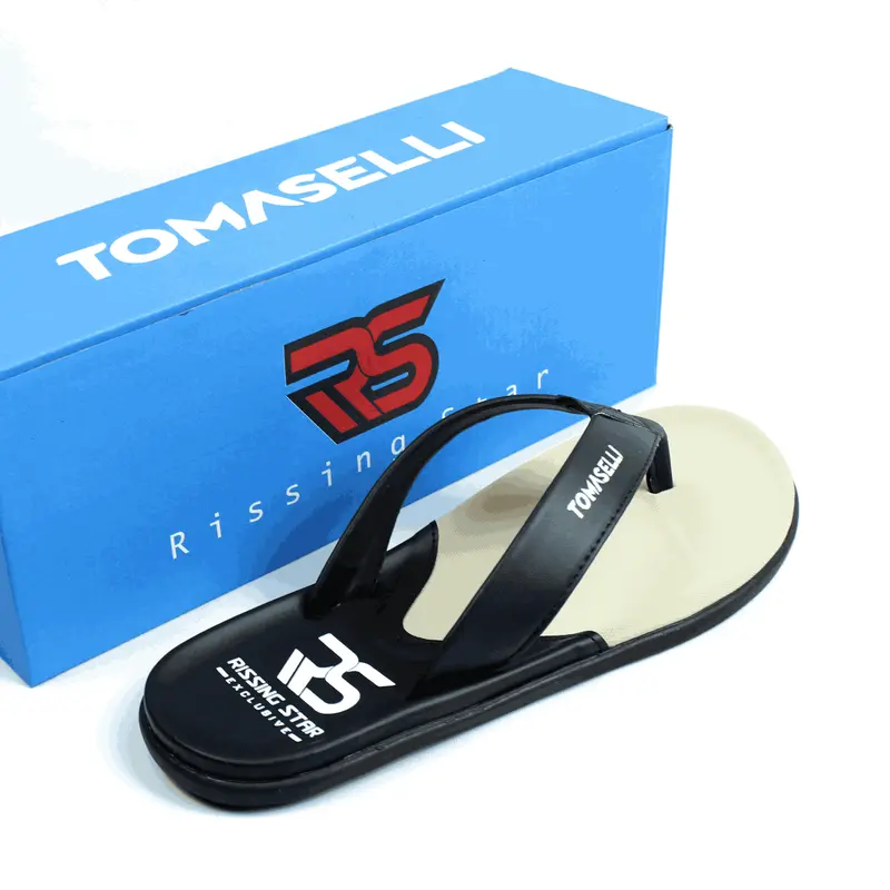 Sandal Jepit Pria Tomaselli RS New Original Distro Kasual Premium Cowok 1