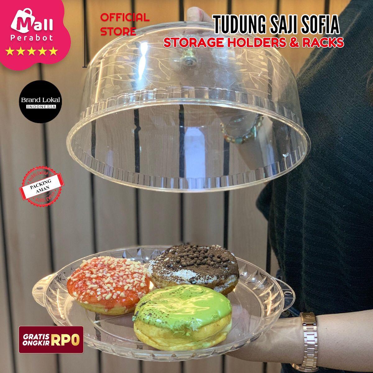 Mall Perabot | Tudung Saji Sofia | Vacuum Food Cover | Kualitas Bebas BPA | Penutup Makanan Tingkat | Pelindung Debu Makanan | Penyimpanan Kue