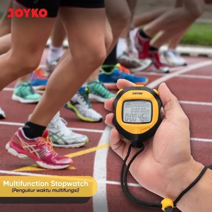KODE U1Z7 Stopwatch Pengukur Waktu Joyko SW51 2 Memory Lap Split 2