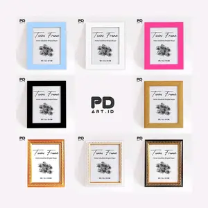 Bingkai Foto Aesthetic 5R / 13x18 cm Motif Minimalis Murah Tersedia Harga Grosir Untuk Foto Polaroid profil