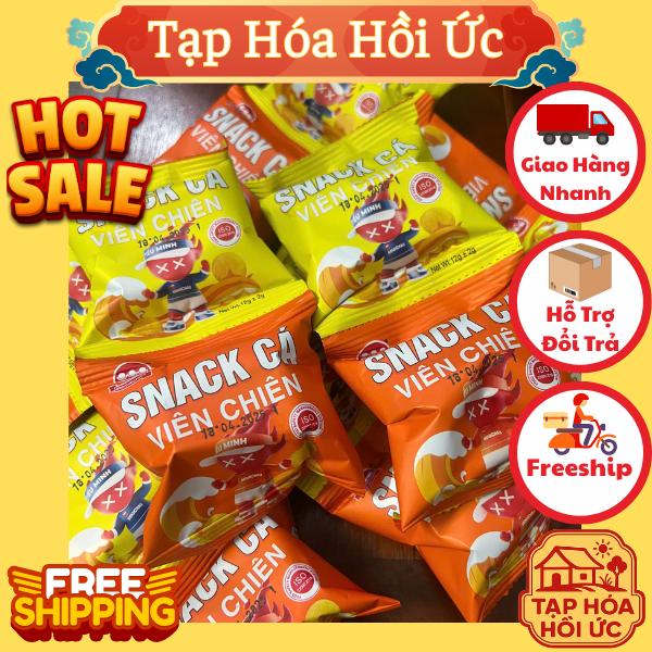 Lẻ 1 gói Snack Cá Viên Chiên - Bim Bim Đồ ăn vặt Tạp hóa hồi ức