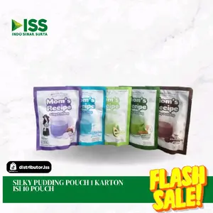 MOM’S RECIPE SILKY PUDDING POUCH PRAKTIS TANPA TAMBAHAN GULA 110GRAM