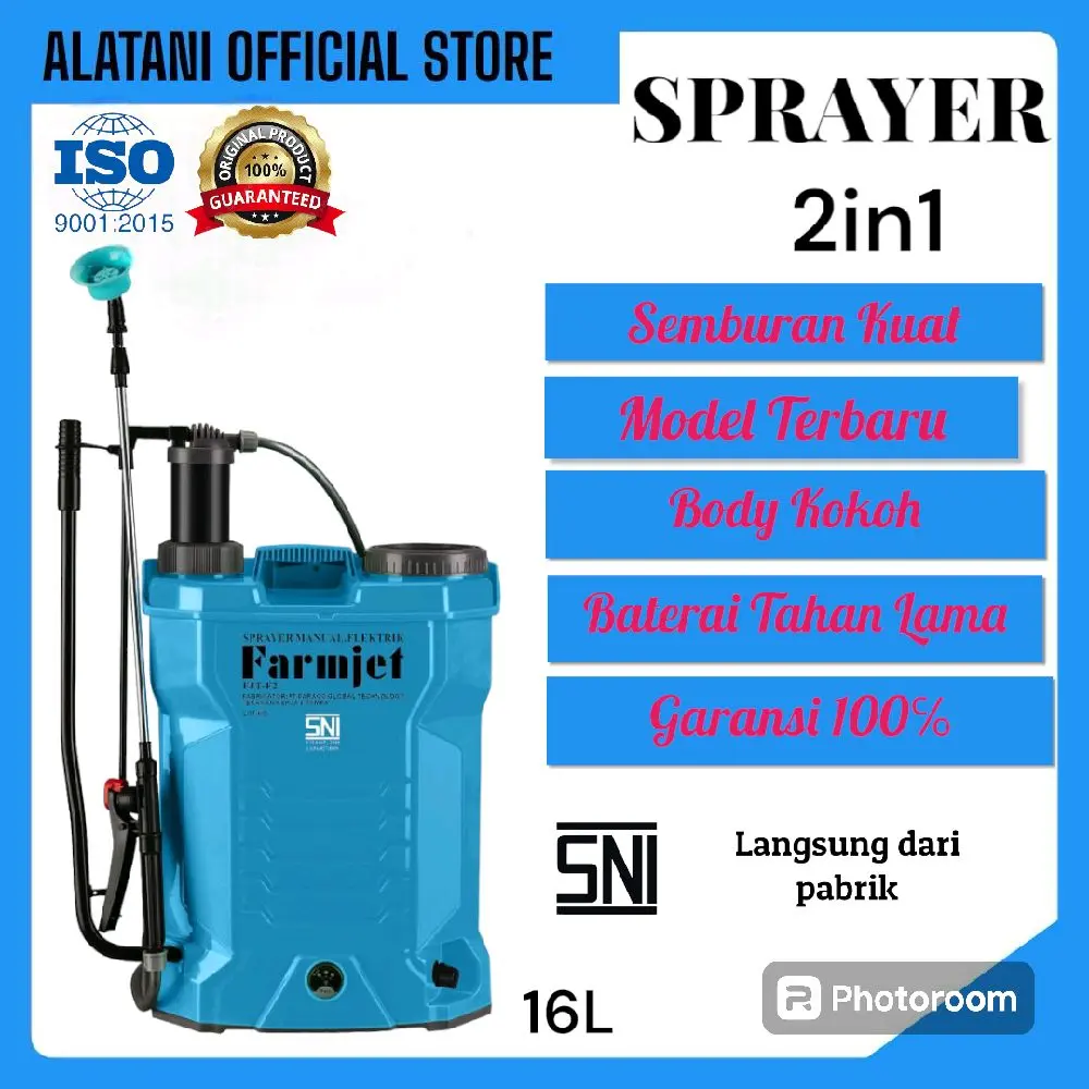 POMPA SPRAYER MANUAL DAN ELEKTRIK 2IN1(501)