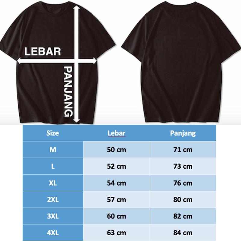 Freakout T-shirt Kaos Unisex Reguler-Big Size Jumbo M-L-XL-2XL-3XL-4XL Cotton Combed 24s Distro Pria Warna Steel Blue Abu Baju Nyaman Sablon Katun Pendek Panjang Stiker 7
