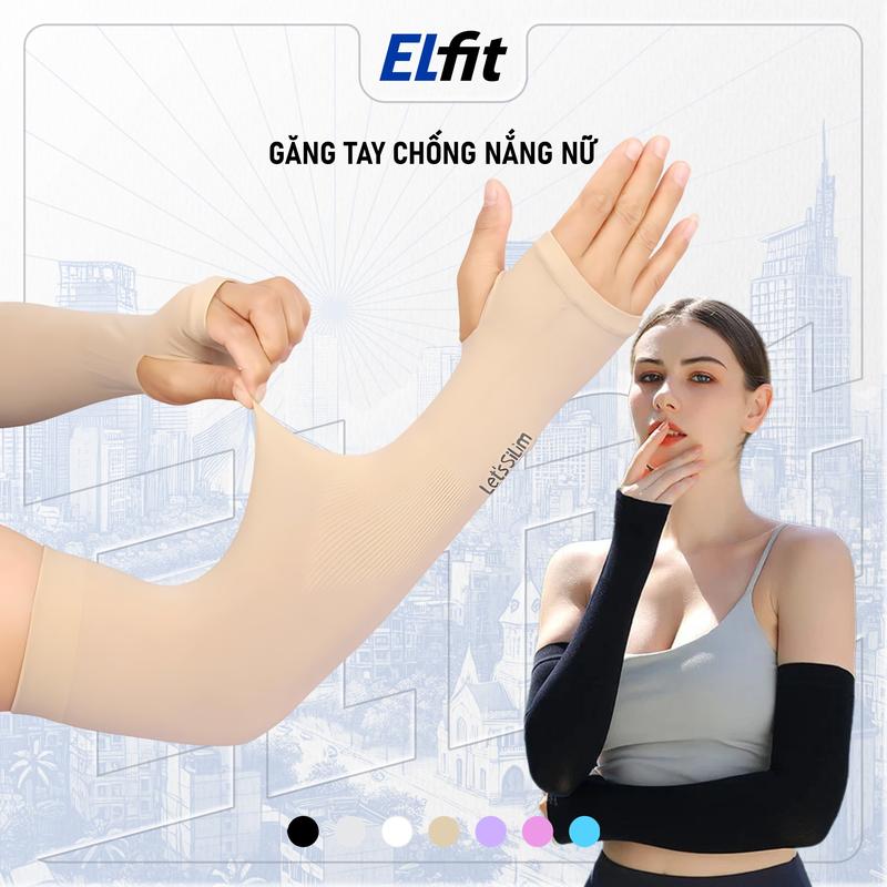 Bộ 2 Ống Găng Tay Chống Nắng Bao Tay Chống Nắng Nam Nữ Cao Cấp