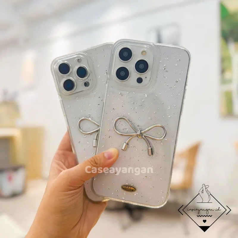 3D Knot Case FOR IP ( 7 - 16 ) 7 8 PLUS SE 2020 2022 X XS XR 11 12 13 14 15 16 PRO MAX Casing Cute Lucu Protector 3