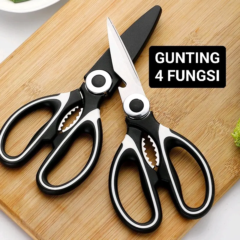 Gunting multi fungsi untuk kertas daging kemiri gunting serba guna Alat Dapur Kitchenware