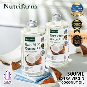 NUTRIFARM VIRGIN COCONUT OIL 500 ML Organic Natural Alami