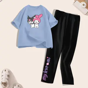 Setelan anak perempuan 5- 12 tahun oneset lucu baju legging anak kuromii