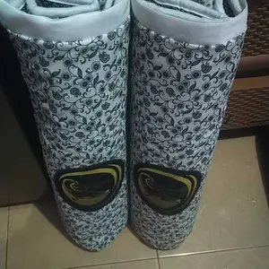 (FIORI) Sajadah Kubah Estetik Sajadah Tebal Premium Muslim Turki Motif Hitam Rumbai Bulu Putih Umroh sajadah  kubah Haji Lembut