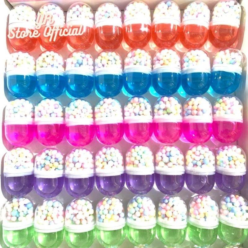 Slime Bening Kapsul Dan Foam / Slime Kapsul 2