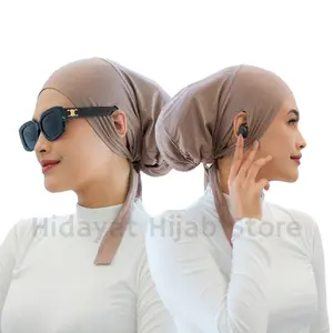 Ciput Bonge Anti Budeg Bahan Kaos Rayon Wanita Kerudung Dalaman Instan